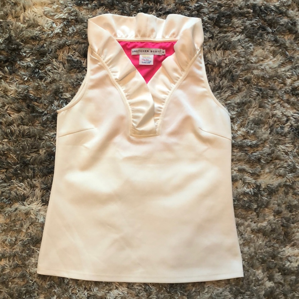 Gretchen Scott Ruffle Top